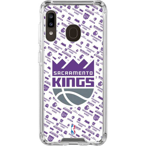 NBA Sacramento Kings History Logo Blast Galaxy A30 Clear Case