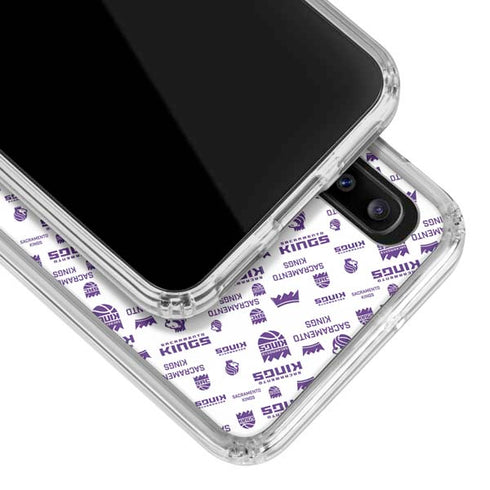 NBA Sacramento Kings History Logo Blast Galaxy A30 Clear Case
