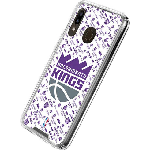 NBA Sacramento Kings History Logo Blast Galaxy A30 Clear Case