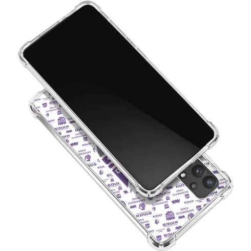 NBA Sacramento Kings History Logo Blast Galaxy A32 5G Clear Case
