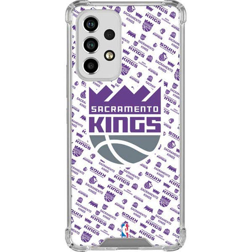 NBA Sacramento Kings History Logo Blast Galaxy A33 5G Clear Case