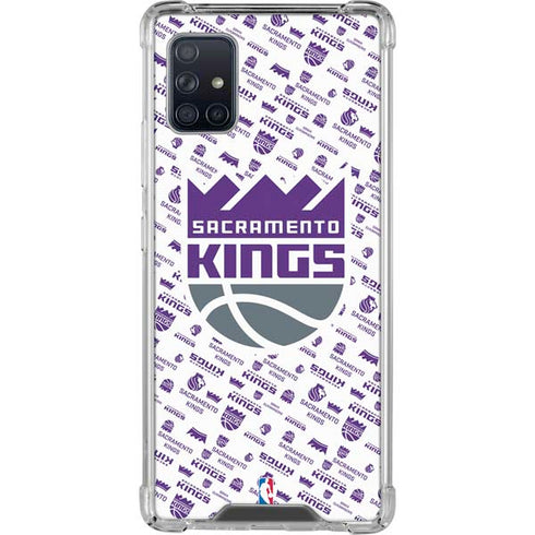 NBA Sacramento Kings History Logo Blast Galaxy A51 5G Clear Case