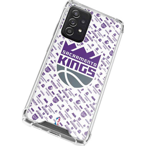 NBA Sacramento Kings History Logo Blast Galaxy A52 5G Clear Case