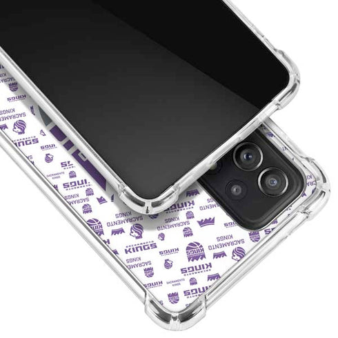 NBA Sacramento Kings History Logo Blast Galaxy A52 5G Clear Case