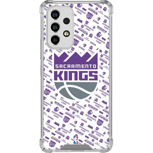 NBA Sacramento Kings History Logo Blast Galaxy A53 5G Clear Case