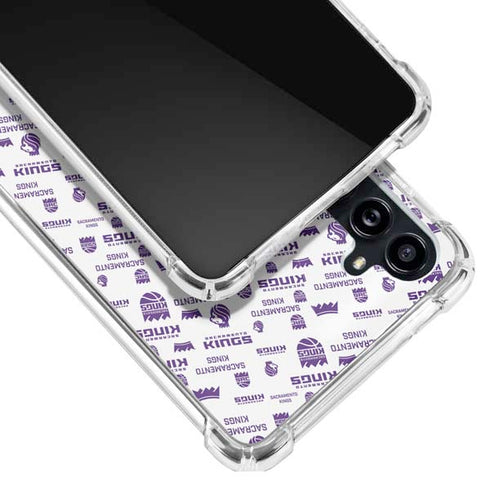 NBA Sacramento Kings History Logo Blast Galaxy A54 5G Clear Case