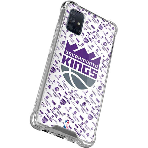 NBA Sacramento Kings History Logo Blast Galaxy A71 5G Clear Case