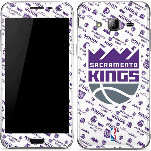 NBA Sacramento Kings History Logo Blast Galaxy J3 Skin
