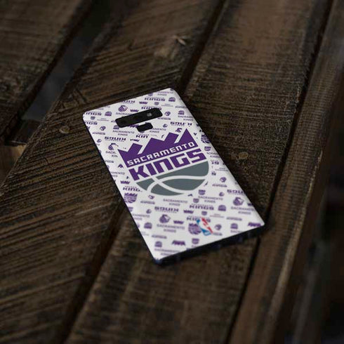 NBA Sacramento Kings History Logo Blast Galaxy Note 9 Skin