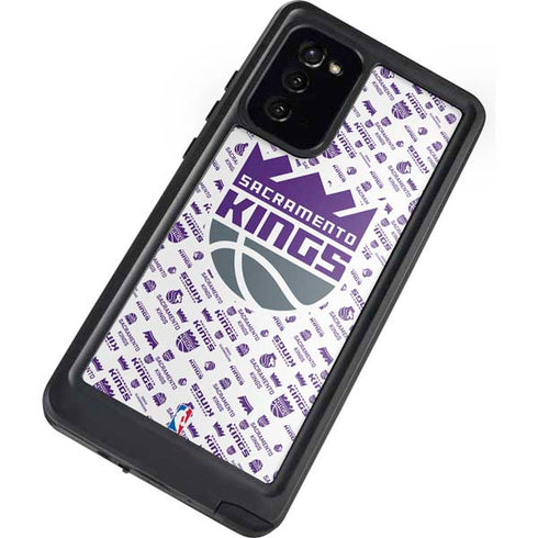 NBA Sacramento Kings History Logo Blast Galaxy Note20 5G Waterproof Case