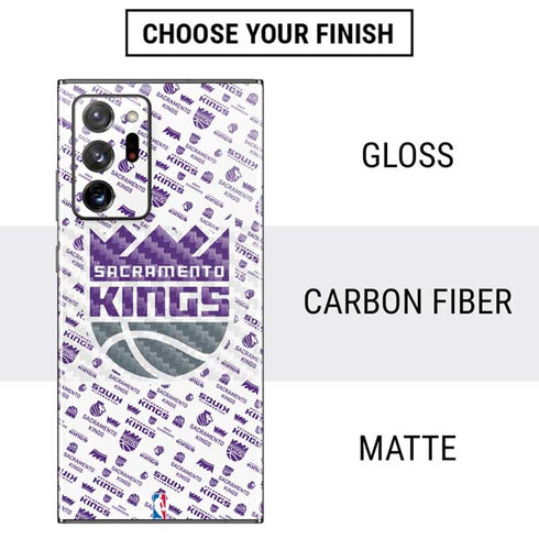 NBA Sacramento Kings History Logo Blast Galaxy Note20 Ultra 5G Skin
