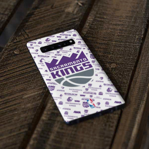 NBA Sacramento Kings History Logo Blast Galaxy S10 Plus Skin