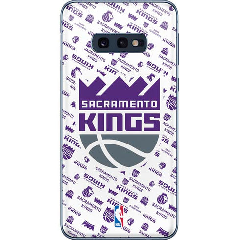 NBA Sacramento Kings History Logo Blast Galaxy S10e Skin