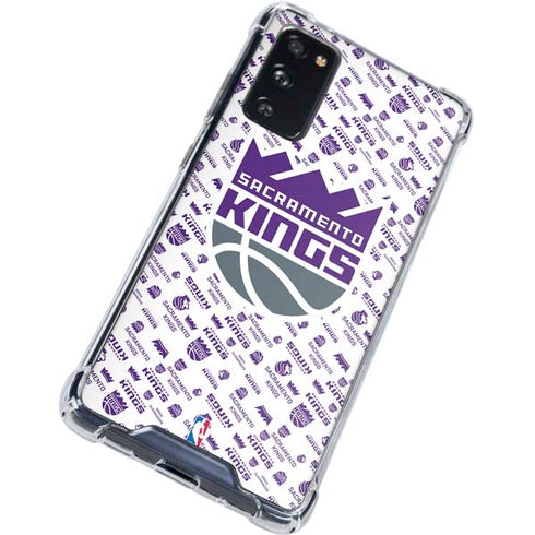 NBA Sacramento Kings History Logo Blast Galaxy S20 FE Clear Case