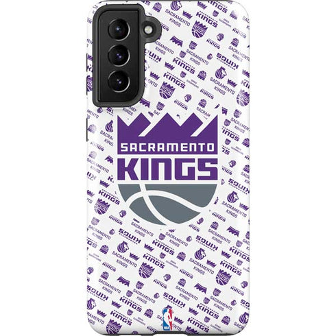 NBA Sacramento Kings History Logo Blast Galaxy S21 FE Pro Case