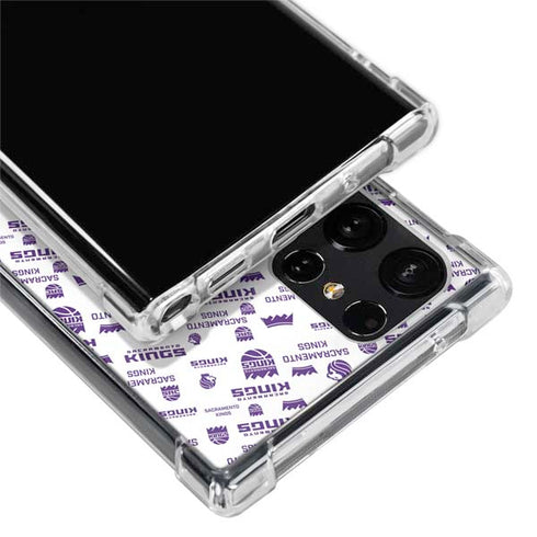 NBA Sacramento Kings History Logo Blast Galaxy S22 Ultra Clear Case