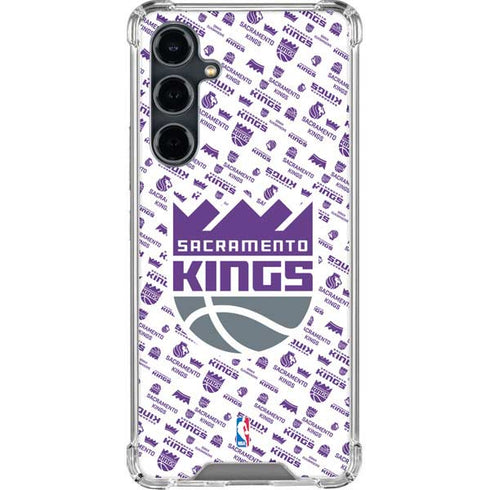 NBA Sacramento Kings History Logo Blast Galaxy S23 FE Clear Case