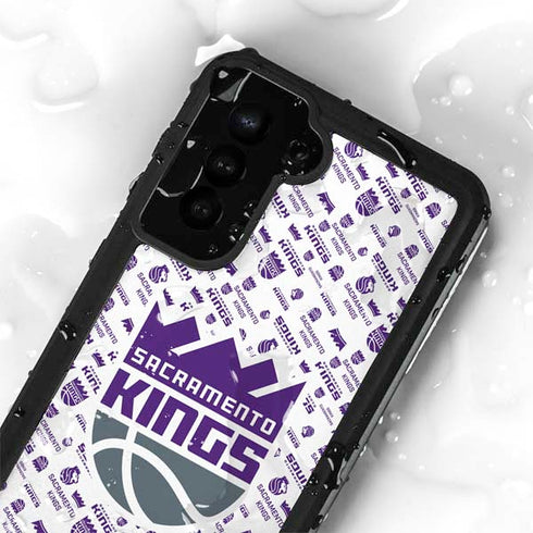 NBA Sacramento Kings History Logo Blast Galaxy S23 Waterproof Case