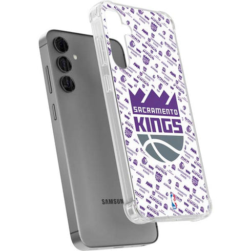 NBA Sacramento Kings History Logo Blast Galaxy S24 Plus Clear Case
