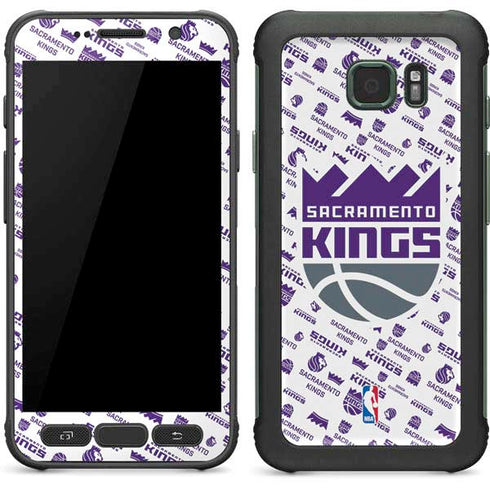 NBA Sacramento Kings History Logo Blast Galaxy S7 Active Skin