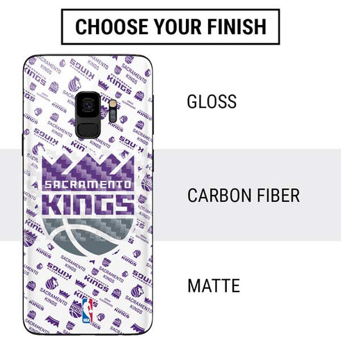 NBA Sacramento Kings History Logo Blast Galaxy S9 Skin
