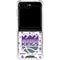 NBA Sacramento Kings History Logo Blast Galaxy Z Flip5 5G Clear Case