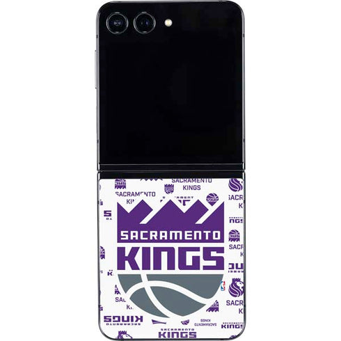 NBA Sacramento Kings History Logo Blast Galaxy Z Flip5 5G Skin