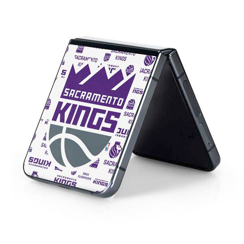 NBA Sacramento Kings History Logo Blast Galaxy Z Flip5 5G Skin