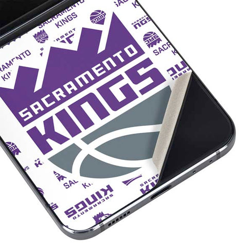 NBA Sacramento Kings History Logo Blast Galaxy Z Flip5 5G Skin