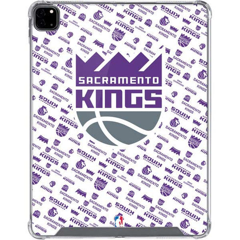 NBA Sacramento Kings History Logo Blast iPad Pro 12.9in (2020) Clear Case