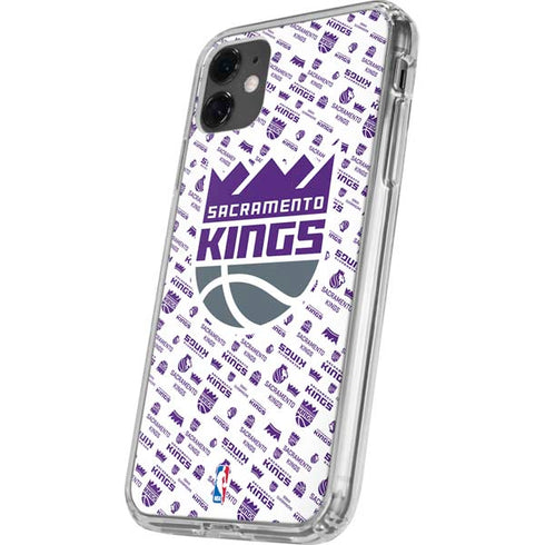 NBA Sacramento Kings History Logo Blast iPhone 11 Clear Case