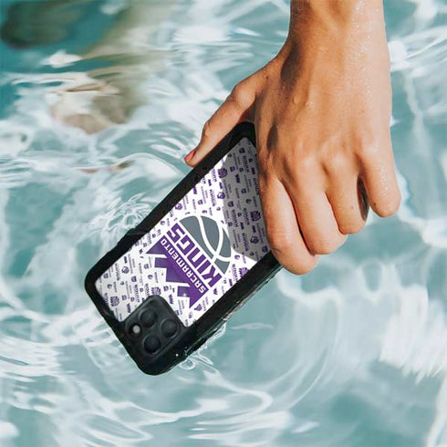 NBA Sacramento Kings History Logo Blast iPhone 11 Pro Waterproof Case