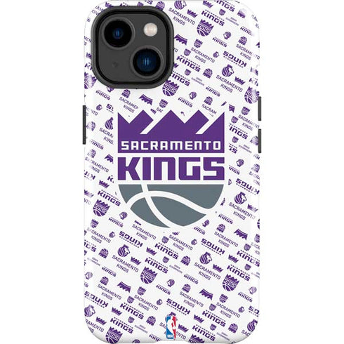 NBA Sacramento Kings History Logo Blast iPhone 15 Plus Impact Case