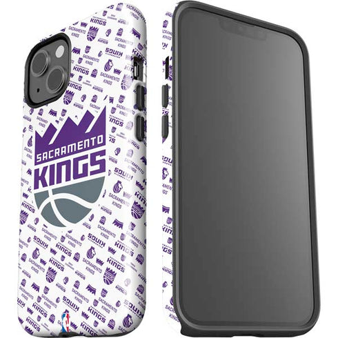 NBA Sacramento Kings History Logo Blast iPhone 15 Plus Impact Case