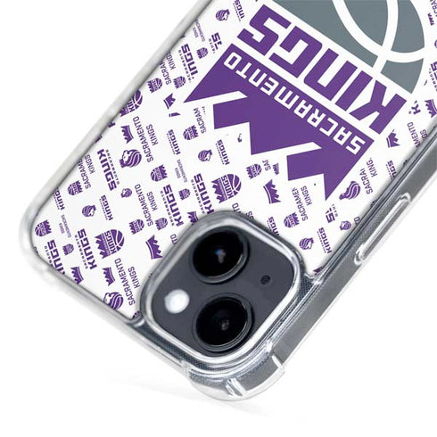 NBA Sacramento Kings History Logo Blast iPhone 15 MagSafe Case