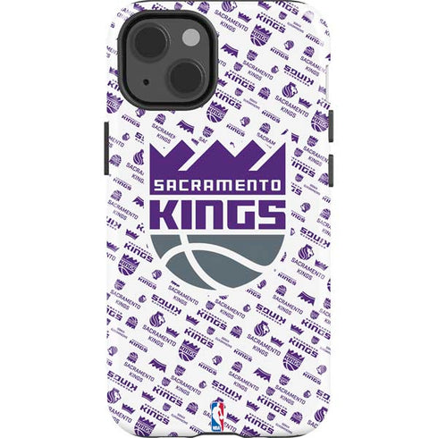 NBA Sacramento Kings History Logo Blast iPhone 15 Impact Case