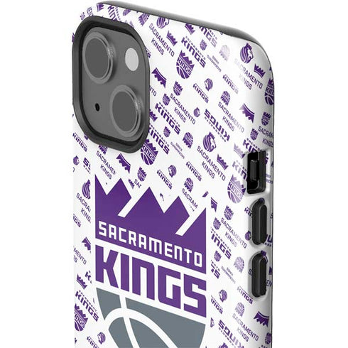 NBA Sacramento Kings History Logo Blast iPhone 15 Impact Case
