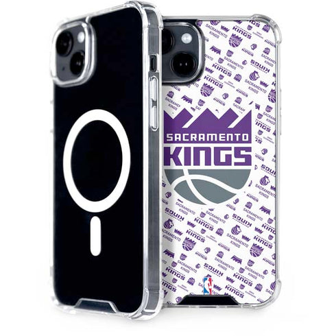 NBA Sacramento Kings History Logo Blast iPhone 15 Plus MagSafe Case
