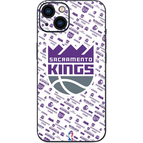 NBA Sacramento Kings History Logo Blast iPhone 15 Plus Skin