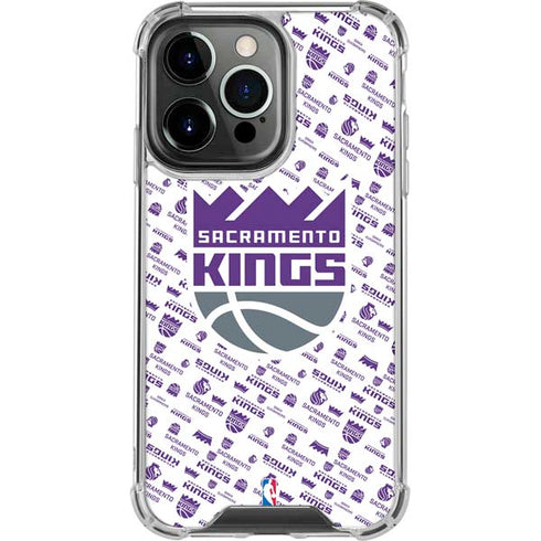 NBA Sacramento Kings History Logo Blast iPhone 15 Pro Clear Case