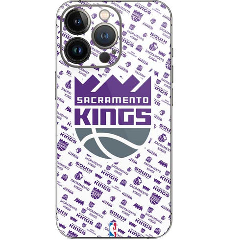 NBA Sacramento Kings History Logo Blast iPhone 14 Pro Skin