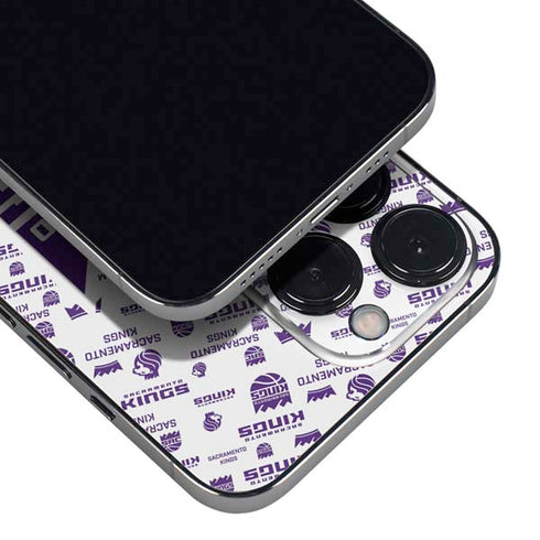 NBA Sacramento Kings History Logo Blast iPhone 15 Pro Skin