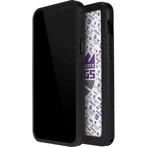 NBA Sacramento Kings History Logo Blast iPhone 14 Pro Waterproof Case