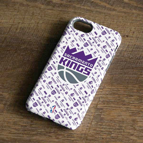 NBA Sacramento Kings History Logo Blast iPhone 8 Pro Case