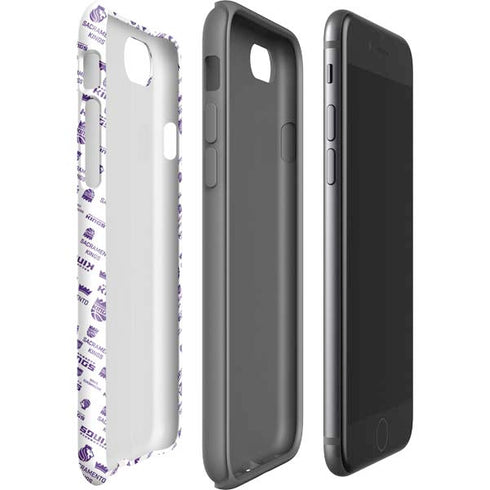 NBA Sacramento Kings History Logo Blast iPhone SE (2nd & 3rd Gen) Pro Case