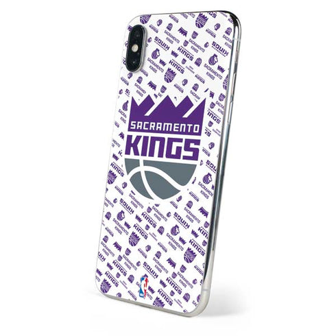 NBA Sacramento Kings History Logo Blast iPhone X Skin