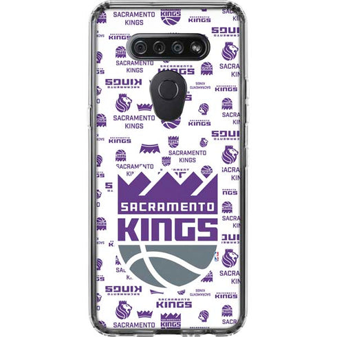 NBA Sacramento Kings History Logo Blast LG K51/Q51 Clear Case