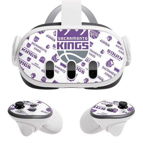NBA Sacramento Kings History Logo Blast Meta Quest 3 Skin