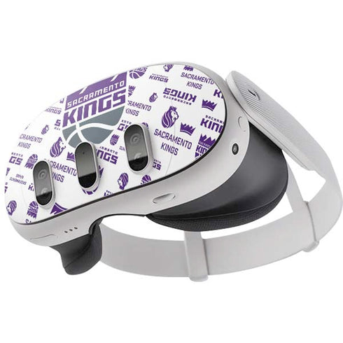 NBA Sacramento Kings History Logo Blast Meta Quest 3 Skin
