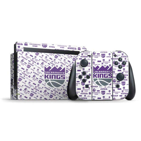 NBA Sacramento Kings History Logo Blast Nintendo Switch Bundle Skin